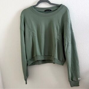 Abercrombie & Fitch Olive Green Women's Sweatshirt